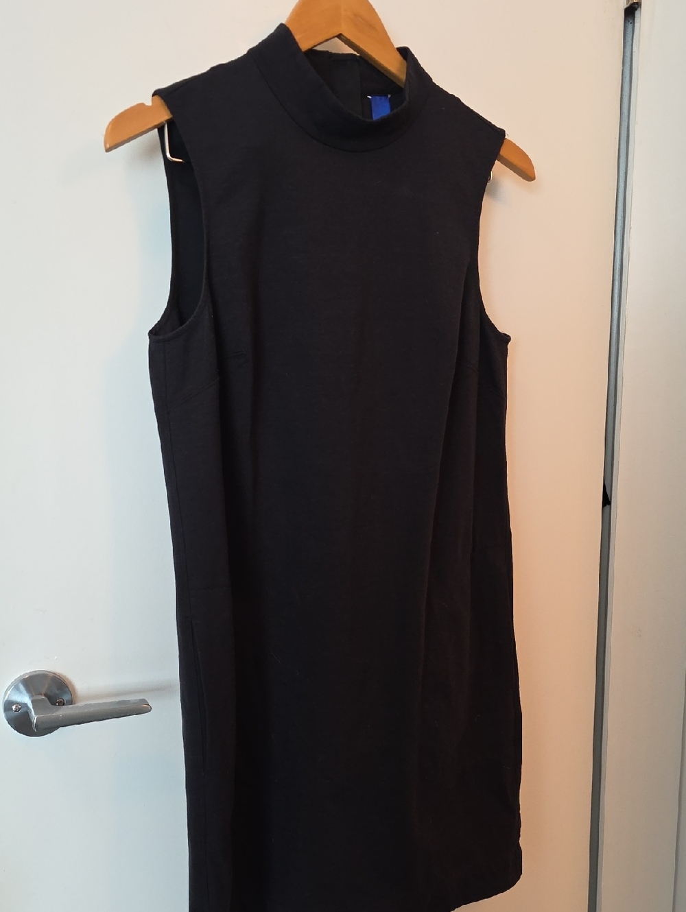 Kit and Ace Sleeveless Mock Neck Dress in Black